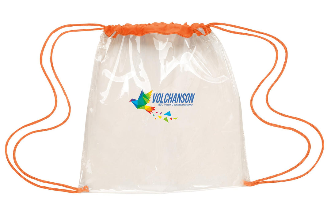 Good Value™ Clear Game Drawstring Backpack