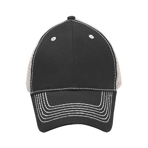 Heavy Stitch Cap With Mesh