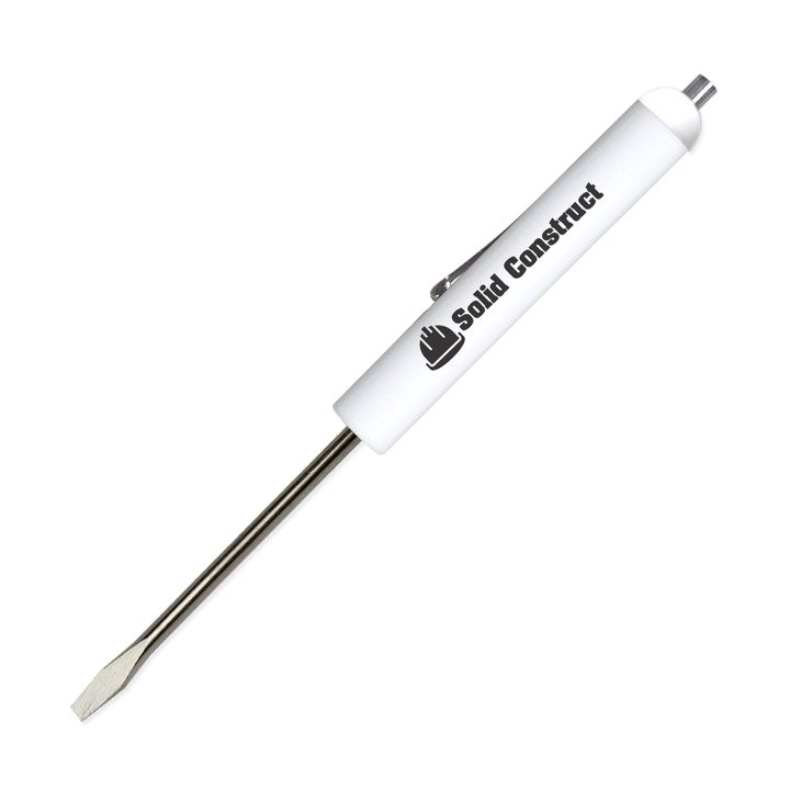 Pocket Screwdriver 1/8" Flat Tip Blade + Magnetic Top