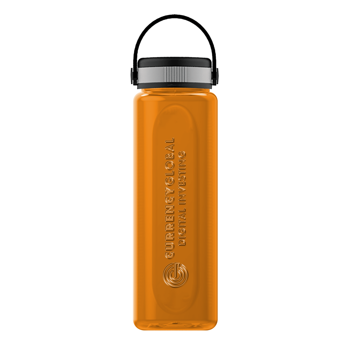 Boss Embossed RPET Bottle with Grip Lid - 26 oz.
