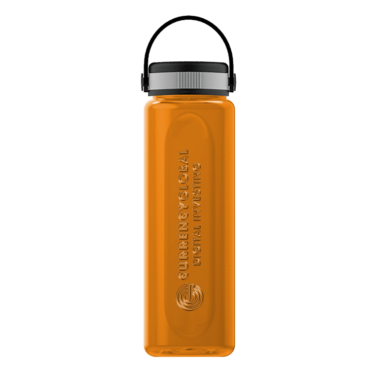 Boss Embossed RPET Bottle with Grip Lid - 26 oz.