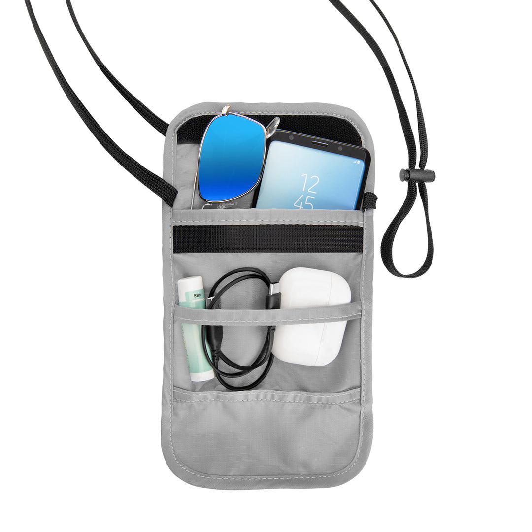 RFID Data Blocking Neck Wallet