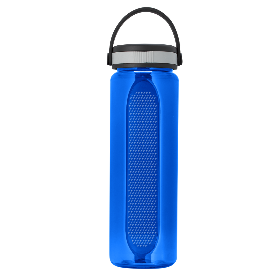Boss Embossed RPET Bottle with Grip Lid - 26 oz.