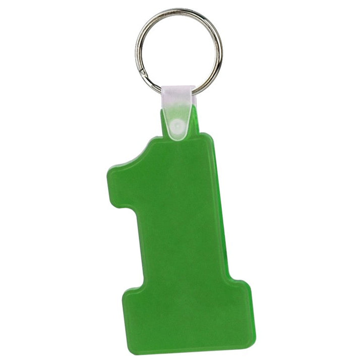 Soft Squeezable Key Tag (Number 1)