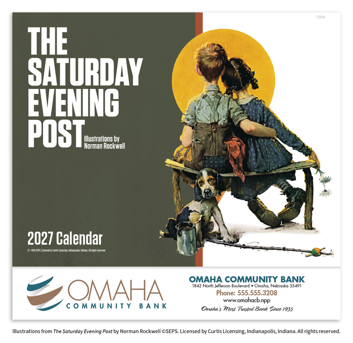 Good Value™  The Saturday Evening Post Illustrations by Norman Rockwell – Stapled Calendar
