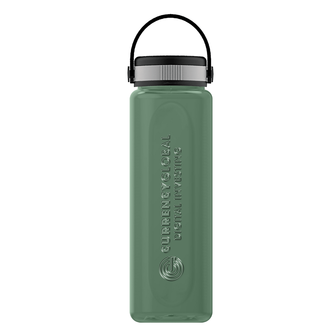 Boss Embossed RPET Bottle with Grip Lid - 26 oz.