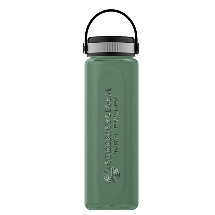Boss Embossed RPET Bottle with Grip Lid - 26 oz.
