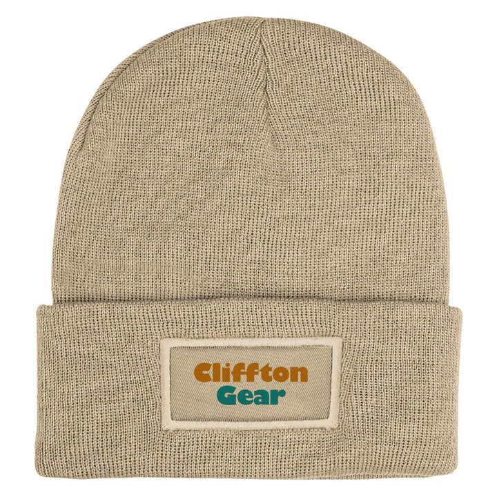 Patch rPET Knit Beanie With Cuff