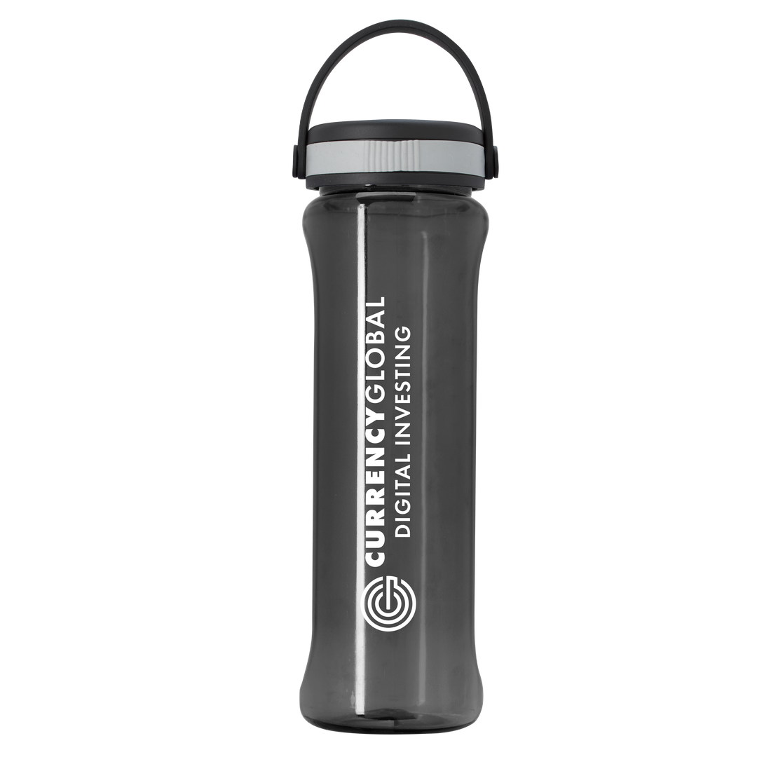 Boss Embossed RPET Bottle with Grip Lid - 26 oz.