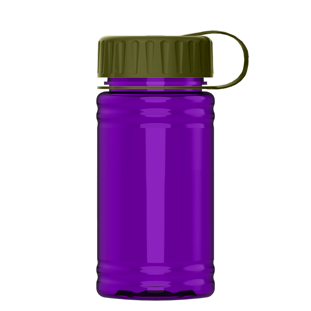 Mini RPET Bottle with Tethered Lid - 16 oz.