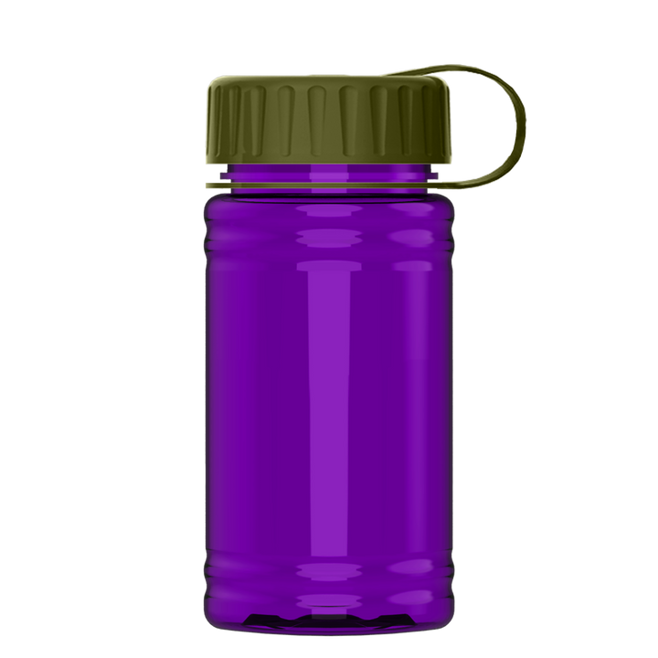 Mini RPET Bottle with Tethered Lid - 16 oz.