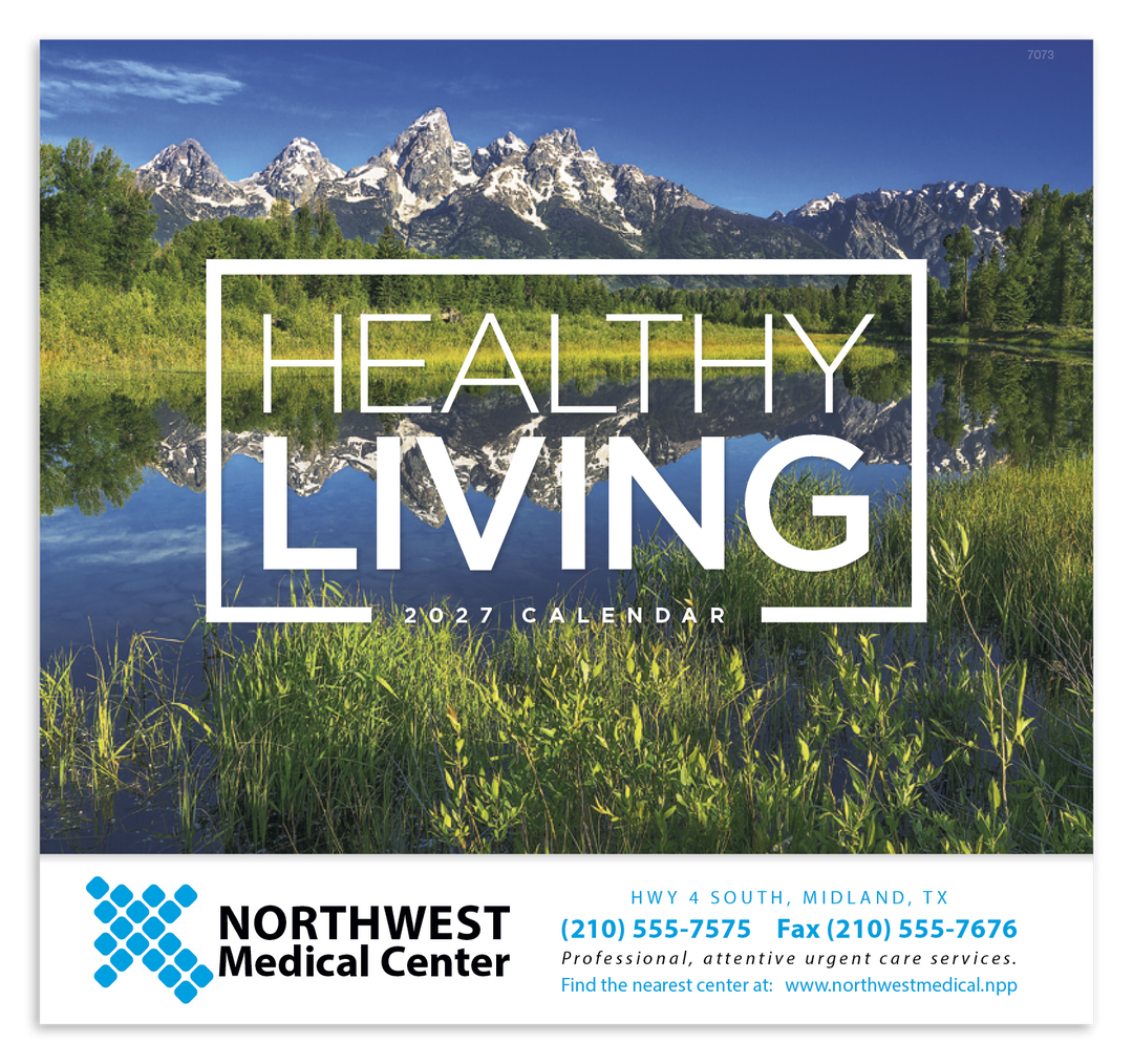 Good Value™ Healthy Living - Stapled Calendar