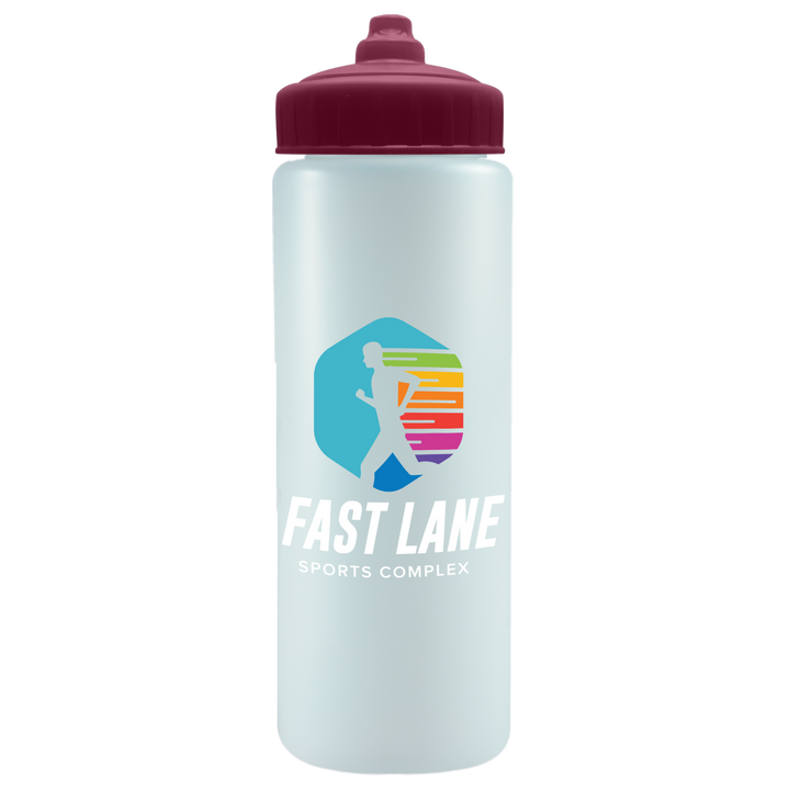 Quart Sport Bottle with Valve Lid - 32 oz.