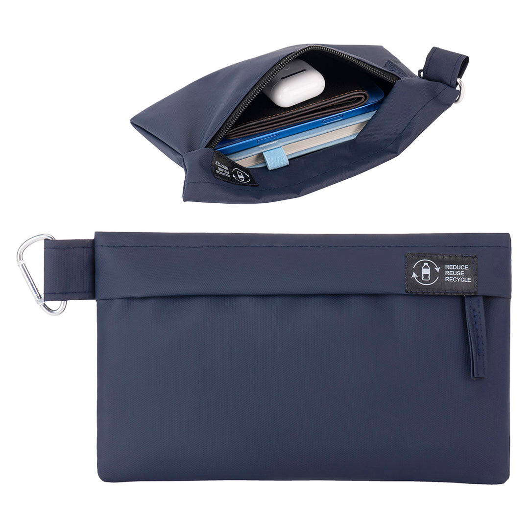 Lakeshore Recycled Nylon Utility Pouch with Carabiner
