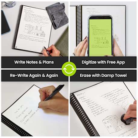 Rocketbook Core Letter Notebook Set