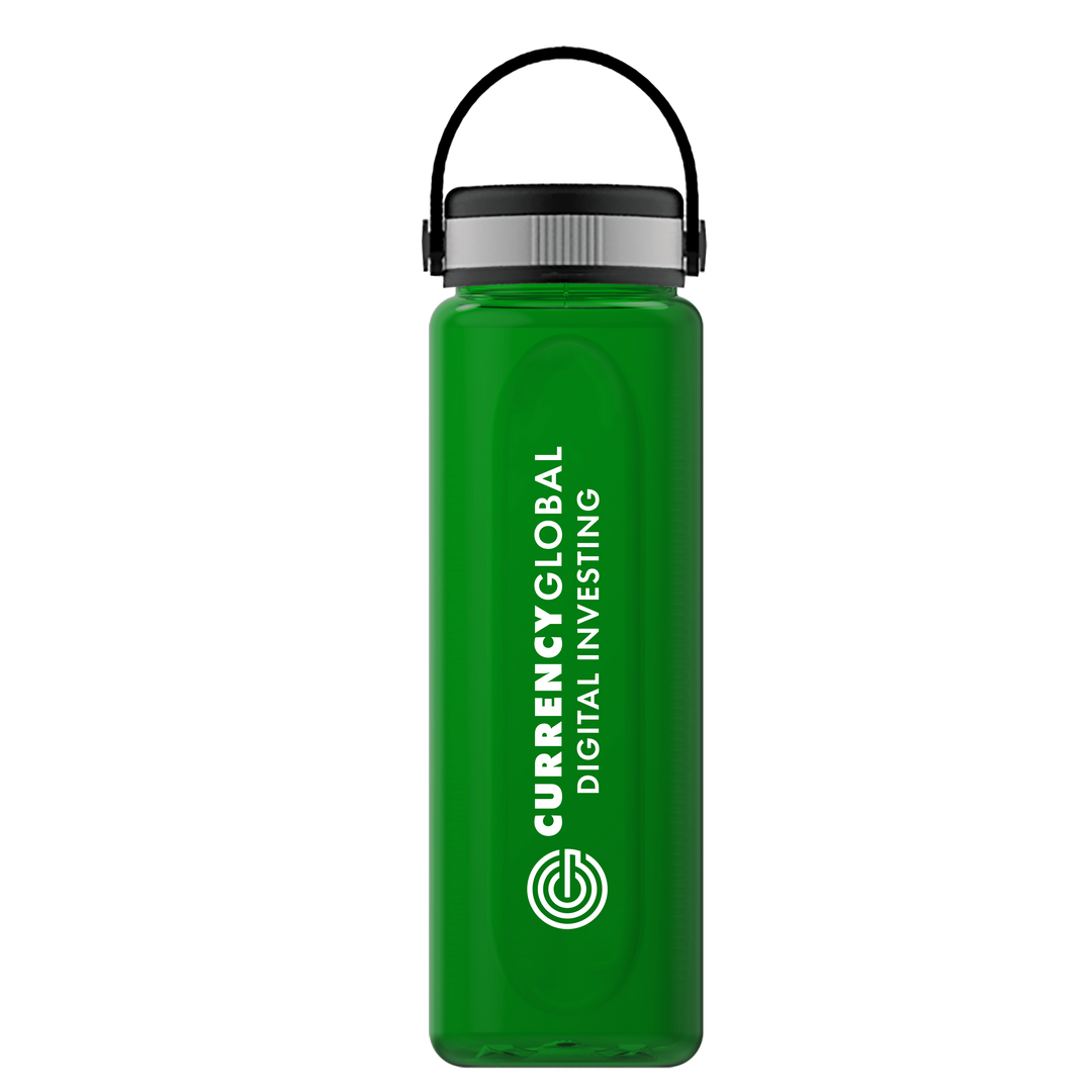Boss Embossed RPET Bottle with Grip Lid - 26 oz.