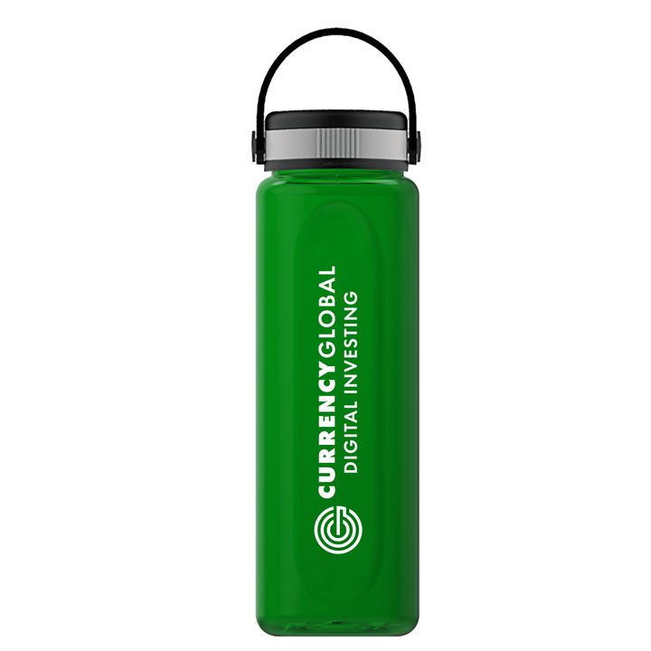 Boss Embossed RPET Bottle with Grip Lid - 26 oz.