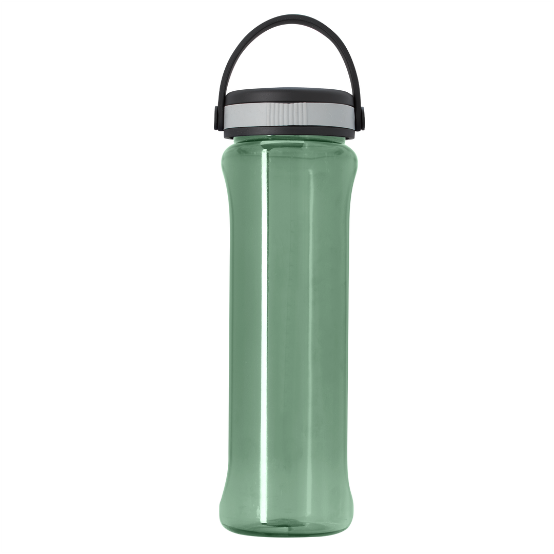 Boss Embossed RPET Bottle with Grip Lid - 26 oz.