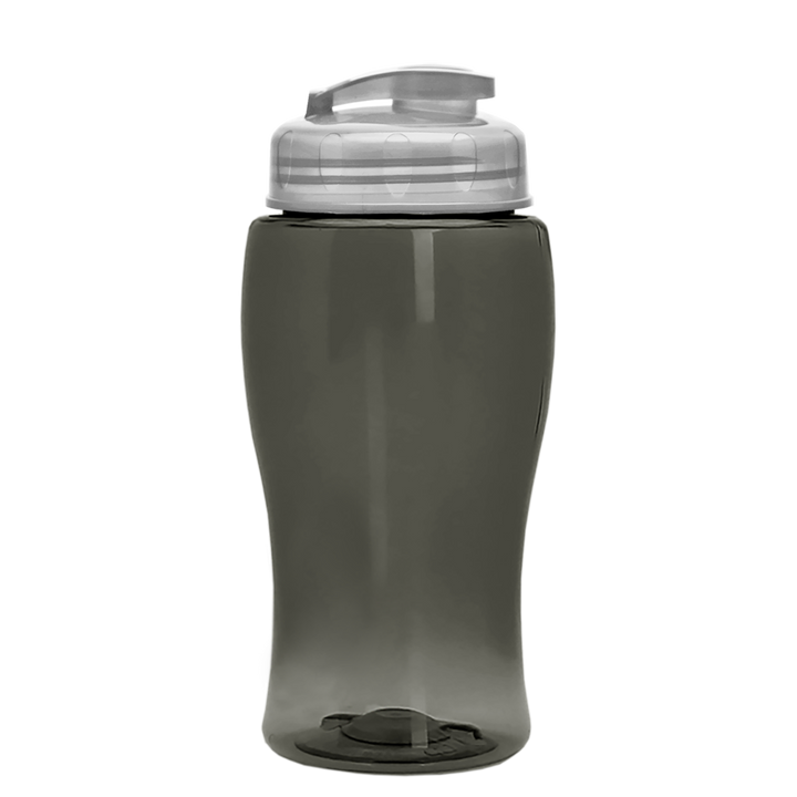 Poly-Pure Jr. - 18 oz. Transparent Bottle with USA Flip