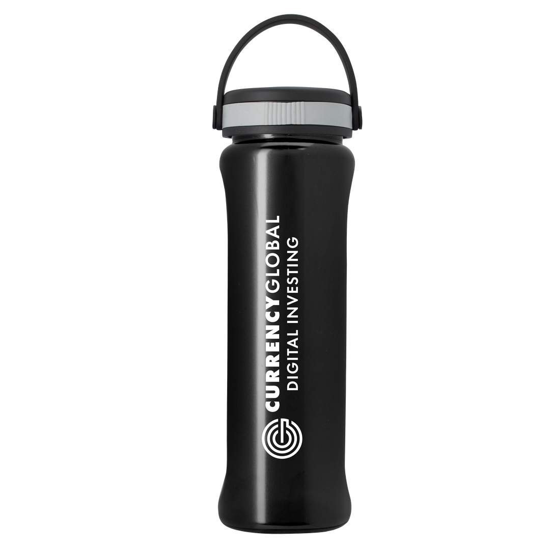 Boss Embossed RPET Bottle with Grip Lid - 26 oz.