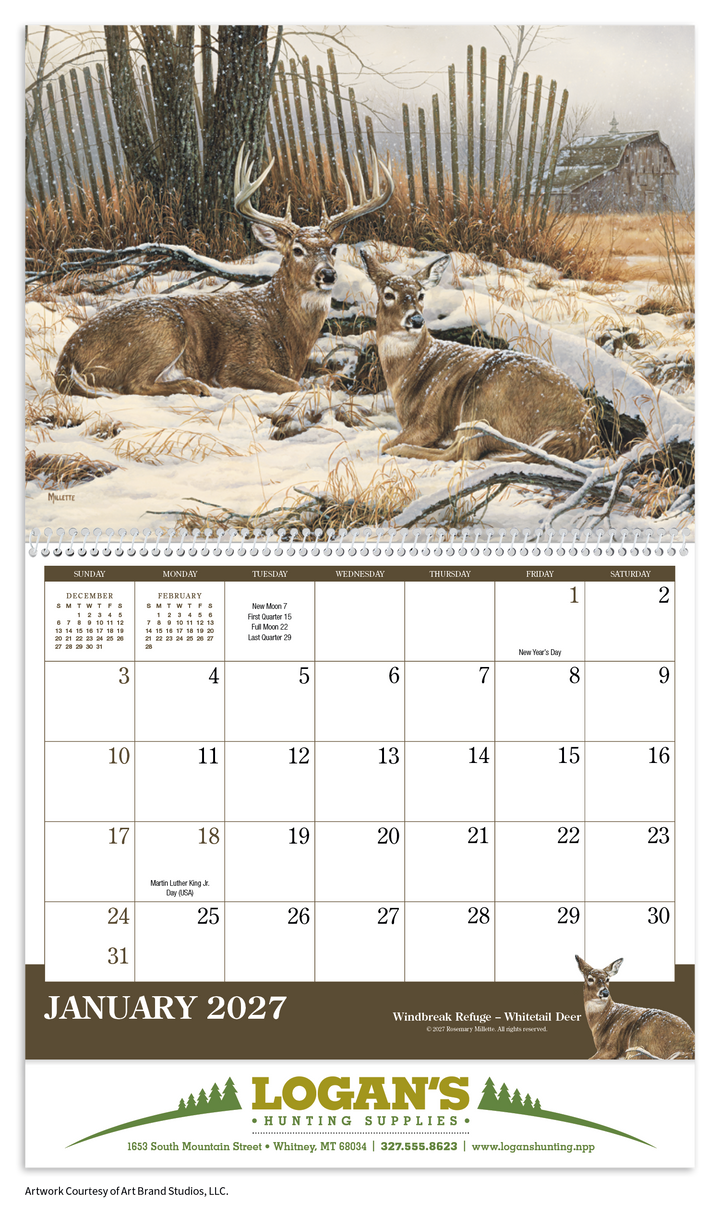 Triumph® Calendars Wildlife Art Calendar