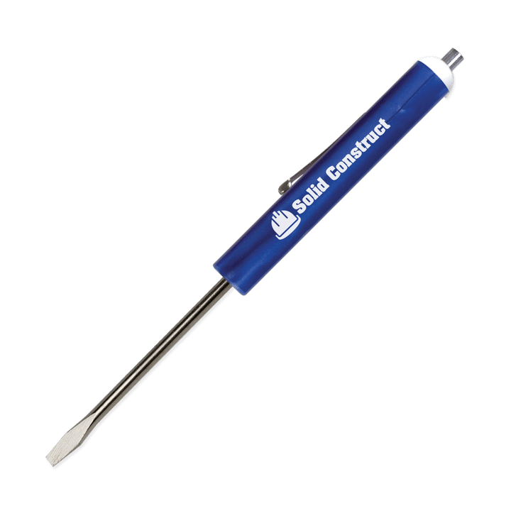 Pocket Screwdriver 1/8" Flat Tip Blade + Magnetic Top