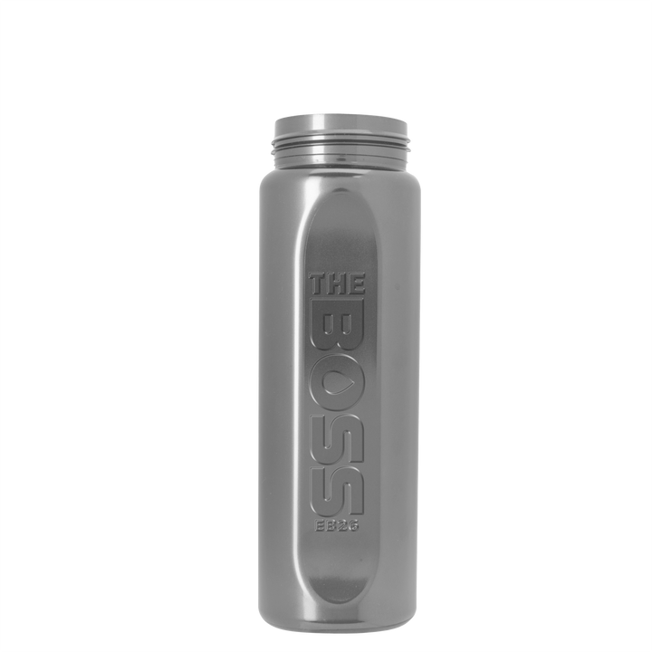 Boss Embossed RPET Bottle with Grip Lid - 26 oz.