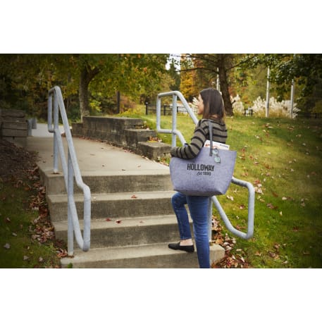 THE GOODS™ Recycled Felt Shoulder Tote
