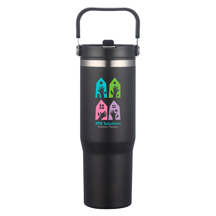 Oreno 30 oz Stainless Steel/Polypropylene Travel Tumbler