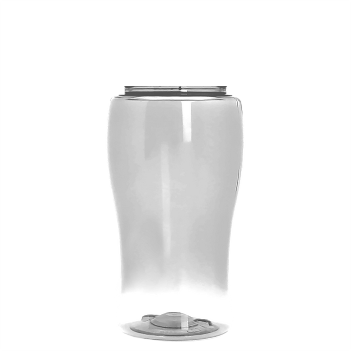 Poly-Pure Jr. - 18 oz. Transparent Bottle with USA Flip