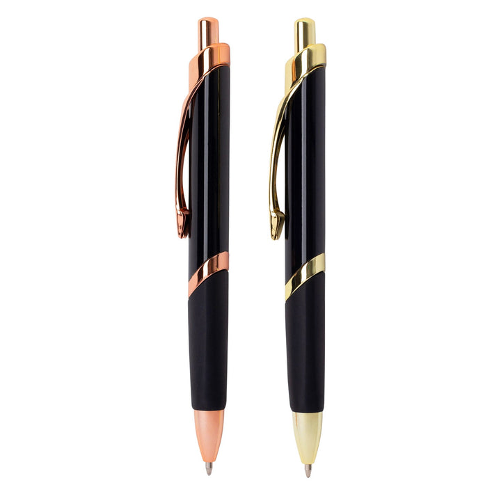 Tri-Sided Click Metal Pen (CLOSEOUT)